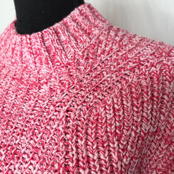 NWT Rebecca Minkoff Pink Bowie Crop Chunky Sweater - Picture 4 of 8